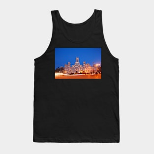 Palacio de Cibeles or Palacio de Comunicaciones, Plaza de Cibeles, Madrid, Spain, Europe Tank Top